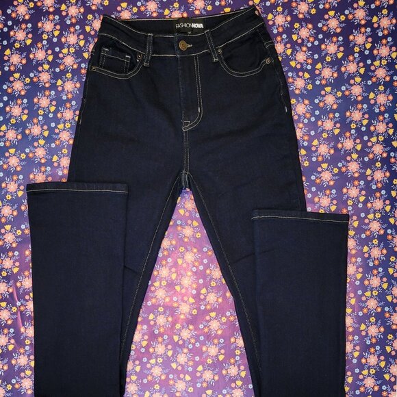 Fashion Nova Denim - FASHION NOVA Dark Wash Flare Jeans NWOT